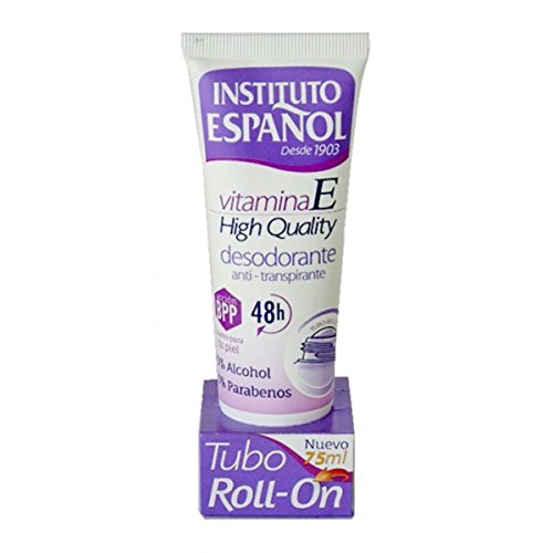 Instituto Español Vitamina E Desodorante Roll-ON Anti-TRANSPIRANTE 75ML Unisex Adulto, 75 ml