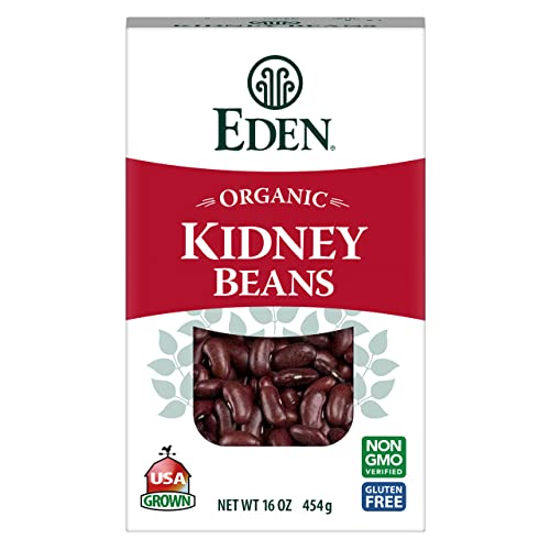 Eden Organic Dark Red Kidney Beans, Dry, Usa Grown, Non Gmo, 16 Oz Box #TOP11