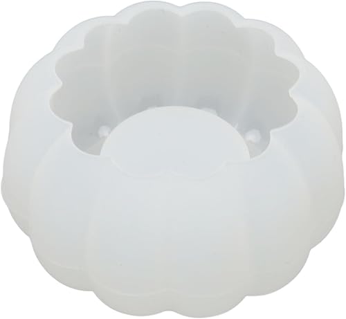 Molde de vela de calabaza 3D, moldes de vela gruesos altamente transparentes para manualidades, velas de aromaterapia, cera de yeso, polímero y