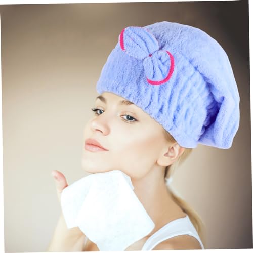 Beaupretty 3 Pçs Toalha De Secagem Rápida Para Cabelo Microfibra Toalha De Cabelo Envoltório Chapéu