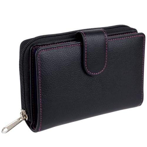 Portefeuille en cuir femme zip pour ne plus perdre vos cartes et monnaie