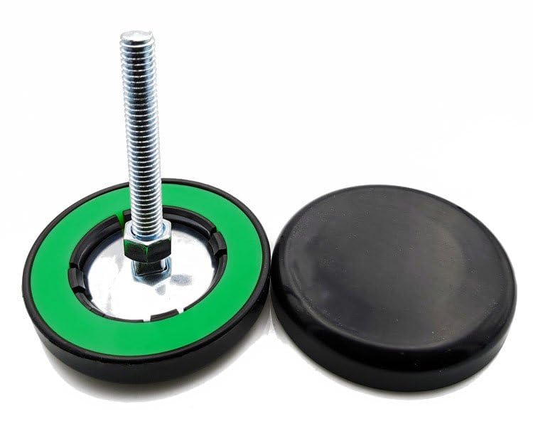 Snap-On Happy Sliders for Carpeting, Set of 4, Multiple Colors Available (Green)