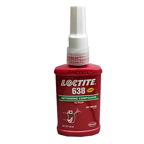 Original Henkel Loctite 638 (50ml) Premium Expiry Apr-29-2022 High Strength Retaining Compound Metal Adhesive