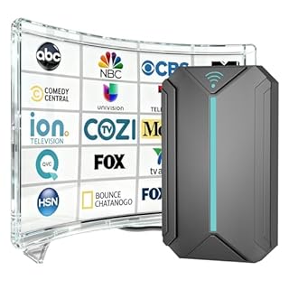 TV Antenna Indoor for Local Channels, Digital Antenna for Smart TV, Amplified Signal Booster Long Range Reception with 1200+ Miles,Supports 4K 1080p HD, Long Range Antenna for HDTV Without Cable