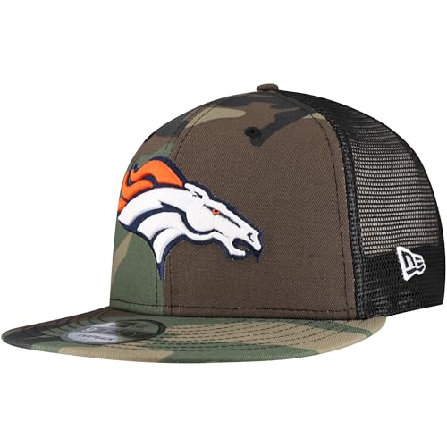 New Era Men's Camo Denver Broncos Main Trucker 9FIFTY Snapback Hat