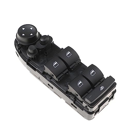 Interrupteur Vitre électrique BMW X1 X2 X5 X6 - Référence 61319362116, 8 Broches, Noir, Plastique/métal