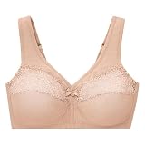 Glamorise Damski biustonosz MagicLift Kontrola wilgoci bez fiszbin #1064, Café Heather, 105D
