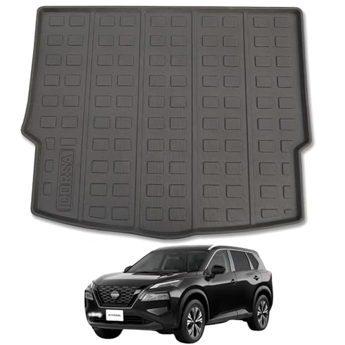 CORSA 新型 エクストレイル T33 3D ラゲッジマット フロアマット カーゴマット トランクマット 新型 T33型 X-TRAIL トレー トレイ カスタム パーツ アクセサリー ドレスアップ ゴム プラスチック マット 日産 水 掃除 防水 ゴミ