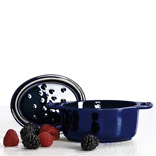 staub ストウブ 「 ミニ ココット オーバル グランブルー 11