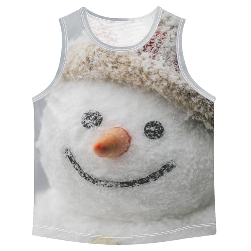 Boys Tank Top Shirts Lovely Dog Print Animal Puppy Printed Sleeveless T-Shirts Crew Neck for Kids Clothing Children