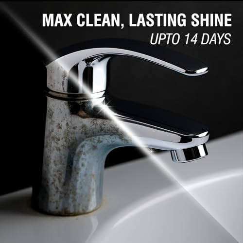 Image of Beco Tap-Shower & Limescale Remover -500 ml | Descaler Liquid | Instantly Removes Stains | Cleans in 60 seconds | Non-Toxic | Max Shine | Suitable for Bathroom, Taps, Showers,Tiles, Mirrors