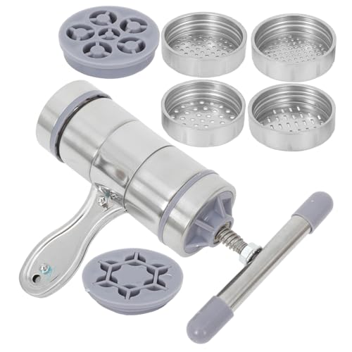 OUNONA Nudelmaschine aus Edelstahl mit Matrizen