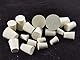 EastNear Gummistopfen 19 Stück,000#-7#,8mm zu 37mm,Labor Gummistopfen, Rohrtank Flasche, Plug-In Dichtungsstopfen, Kegelloch Stecker