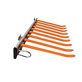 ★ Solid handle, stainless steel solid casting, not easy to rust for a long time, integral molding, strong and durable.The trouser rack is convenient and durable, suitable for daily use. It can accommodate 9 trousers, which improves the convenience of storing and using clothes in the closet.