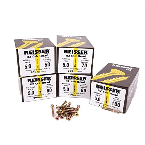 Reisser R2 Special 5mm Wood Screw Bundle - 1000 Screws