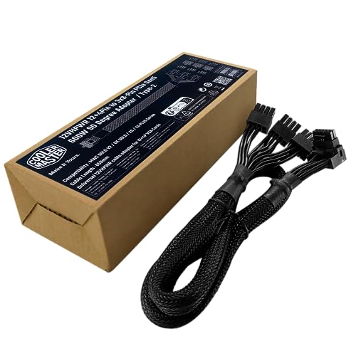 Amazon | Cooler Master PCIE Gen5 1x12VHPWR 90から3xPCIE 8ピン 180