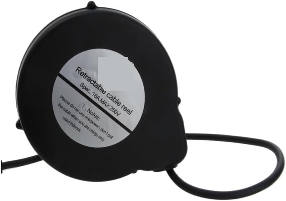 Extension Cord Storage Reel, DYH-1606 Retractable Cable Reel(3 CORES 1.0MM2 4.5M_E)