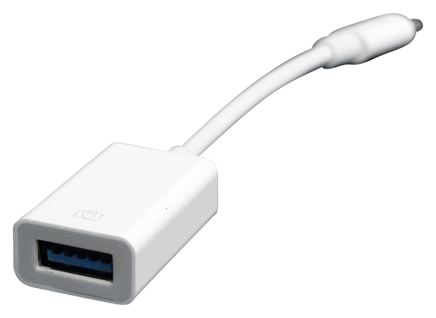 Rockville iUSB USB-A to Lightning Adapter Dongle, Data Transfer, Plug-and-Play, Multi-Device Compatibility, Perfect for Content Creators and Musicians