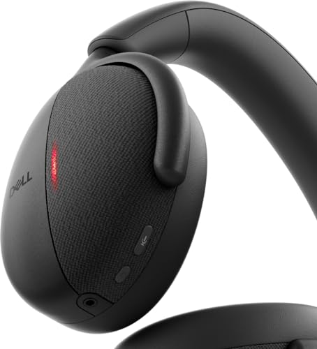 Image of Dell WL7024 (520-BBHG) Wireless Headset - Premium Sound, Noise Reduction Mic, Comfortable Fit, Long Battery Life, Stable Connectivity