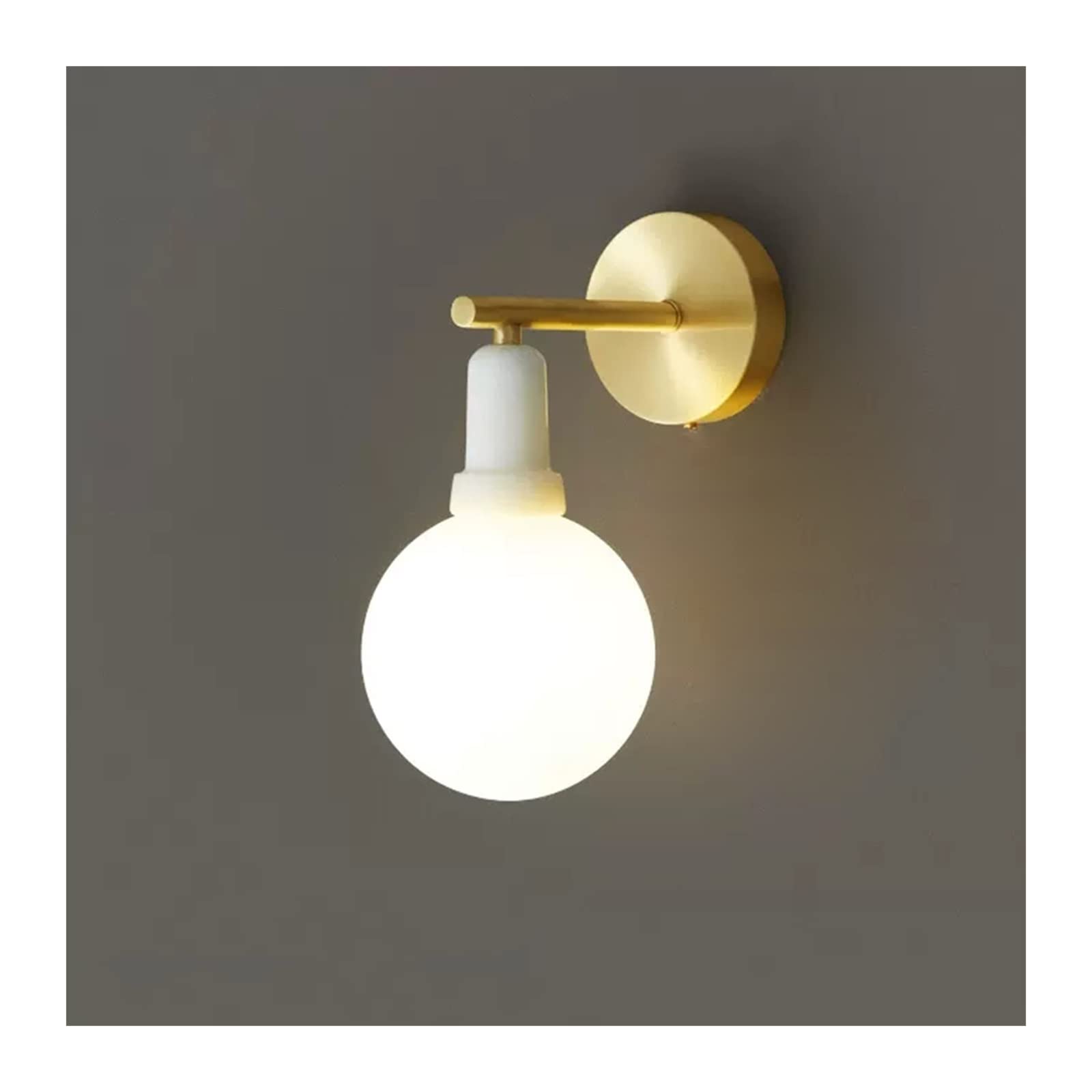 ZENY896V Bedroom Simple Bedside Wall Lamp, Living Room Bar Marble Decorative, Porch Corridor Stair Wall Sconce