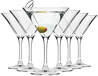 Krosno Martini Cocktail Glasses | Set of 6 | 150 ML | Elite Collection | Perfect for Home, Restaurants and Parties | Dishwasher Safe