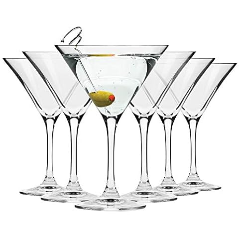 Conjunto de 6 Copas Martini Cóctel Krosno Elite Collection 150 ML Cover