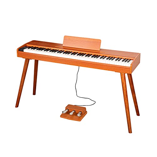 88 Touches Clavier Piano Pleine Taille Avec Touches Lestées Support De Piano Numérique Bluetooth MIDI Clavier Électrique for Débutants Adultes Enfants Comprend Support, Triple Pédale (Color : Brown) - Les Beatles, Paul McCartney, John Lennon, RIngo Starr, George Harrison 88 Touches Clavier Piano Pleine Taille Avec Touches Lestées Support De Piano Numérique Bluetooth MIDI Clavier Électrique for Débutants Adultes Enfants Comprend Support, Triple Pédale (Color : Brown)