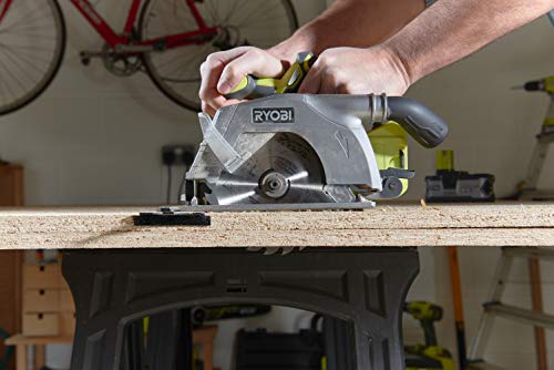 Ryobi Akku-Handkreissäge R18CS-0 (Säge ohne Akku, 18 V, Bohrungs-ø 16 mm, Leerlaufdrehzahl 4700 min-1, Tiefen… – Bild 6