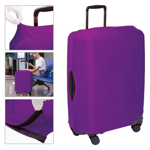 18-32 Inch Luggage Cover Suitcase Protector Travel Accessories Unlimited Rose Gold Stretch Fabric Dust Cover Trolley Case for Luggage, Travelling(8rose gold S,S)4