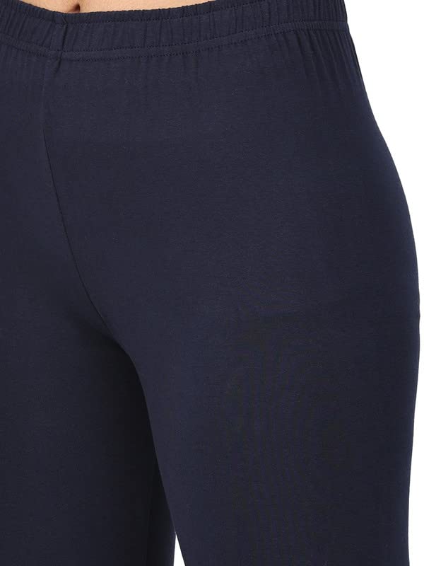 Image of Robinbosky Premium Stretchable Cotton Ankle Legging for Women | Suitable for Formal wear & Casual wear | High-End Elastic Makes The Leggings Squat Proof and Durable for Travel, Yoga, & Workout.