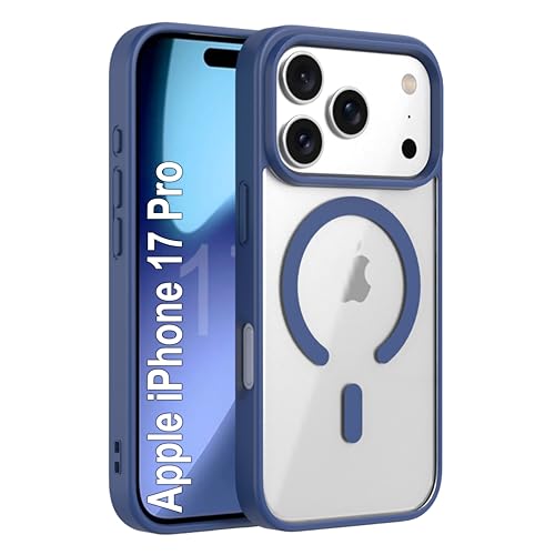 Image of Zapcase Back Case Cover for iPhone 17 Pro | Compatible for iPhone 17 Pro Back Cover | Scratch-Resistant | Navy Blue