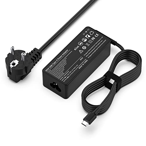 65W USB C Cargador para ThinkPad T480 T480s T490 T580 Yoga 720 730 910 Tablet X1 Carbon Chromebook...