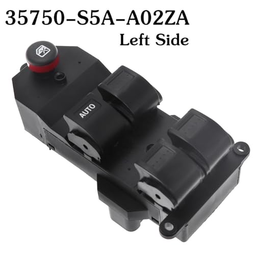 Interruptor de ventana Civic 2001-2005 35750S5AA02ZA para mando izquierdo de conductor 5