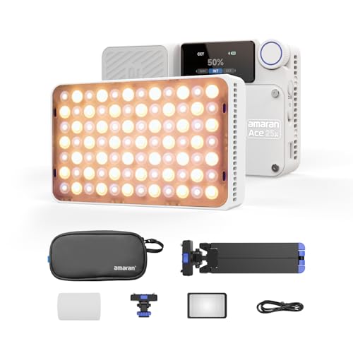 Amazon.co.jp: aputure amaran Ace 25X Kit 25W小型撮影ライト 両色温