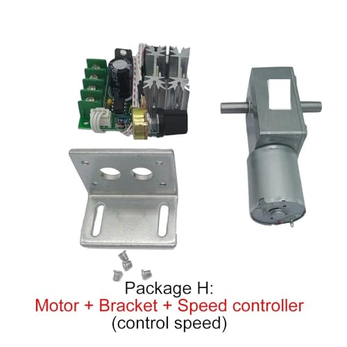 ITCLEYMDZV Démarreur électronique à Engrenages CC 6 V JGY370S Démarreur électronique à Engrenages à vis sans Fin à Double Arbre 12 V Ensemble autobloquant 24 V B 24 V 40 TR/Min – vue 4