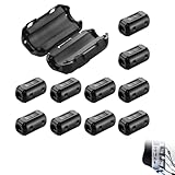 Matériaux de qualité résistants: Doté d’une enveloppe en plastique durable et d’un noyau de ferrite solide, chaque clip assure une fixation fiable qui maintient le produit en bon état, offrant une solution longue durée aux problèmes d’interférences.