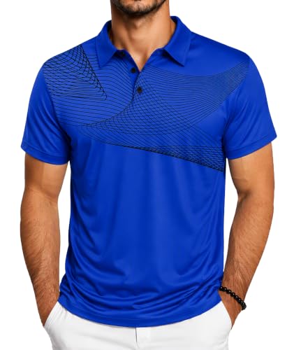 Image of ZITY Golf Polo Shirts for Men Short Sleeve UPF 50+ Athletic Tennis T-Shirt