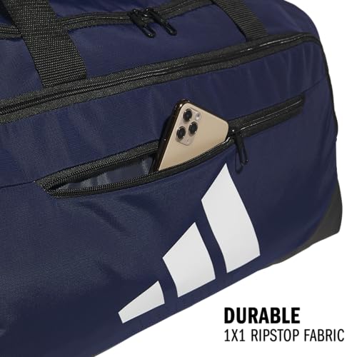 Image of adidas Defender 5 Duffel Bag for Sports, Gym and Travel, Team Navy Blue 2, OSFA