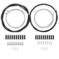 Universal Fahrrad Bremszug und Schaltzug Set, Komplettes Bowdenzug Reparatur Kit mit Bremszughülle & Schaltzughülle, Innenzügen, Endkappen & O-Ringen für MTB Rennrad E-Bike