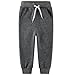 Avsead Baby Boys Sweatpants Joggers Pants Fleece Active 4 Pack Fall Winter Fashion Daycare Jogging Sweat Pant Clothes Trousers with Pockets 2t Black/Navy/Dark Gray/Burgundy