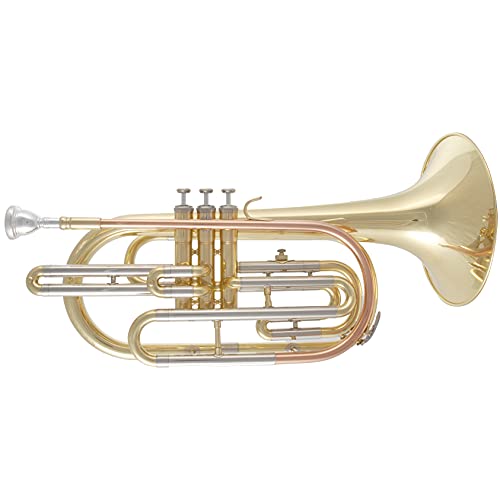 Tuyama Tmp-377 Marching Trombone In Bb - Red Brass Mouthpipe - Accessories, Mouthpiece & Case Included #TOP27