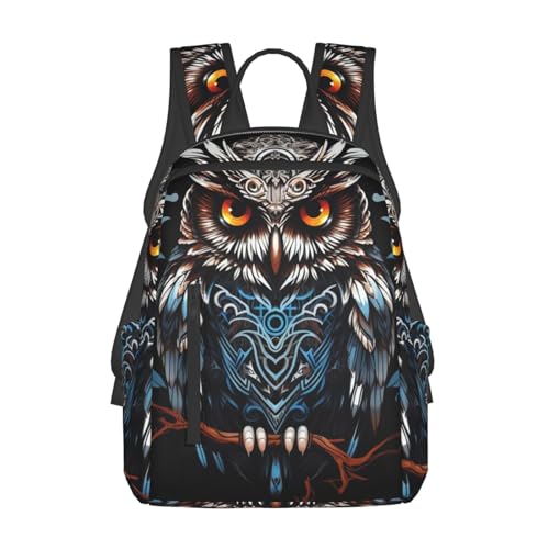 Sac à dos voyage ordinateur portable hibou léger contre mal de dos