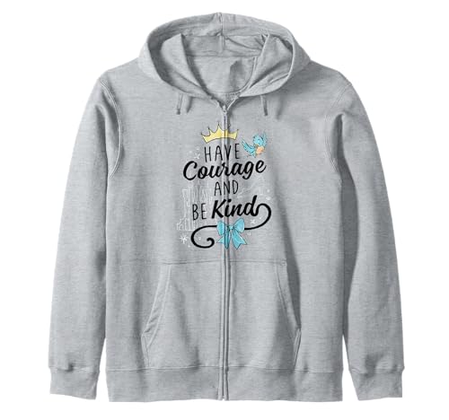 Sweat Cendrillon Disney zippé style décontracté pour week-end cocooning