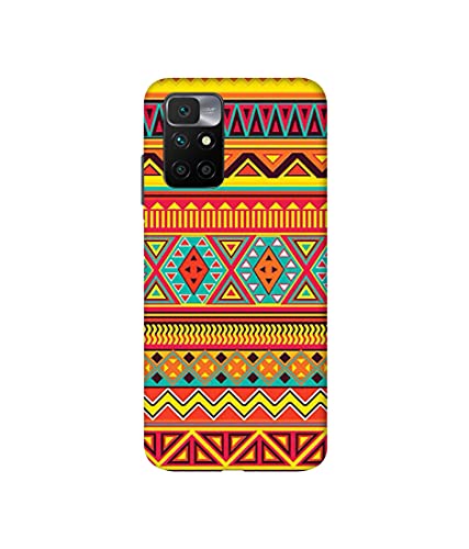 Image of Artistic Rangoli Design 3D Printed Hard Back Case Cover for Mi Redmi 10 Prime