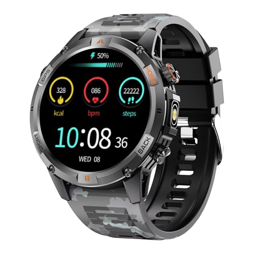 Montre Intelligente GPS et traqueur d'activité écran 1,46 Pouces Haute résolution