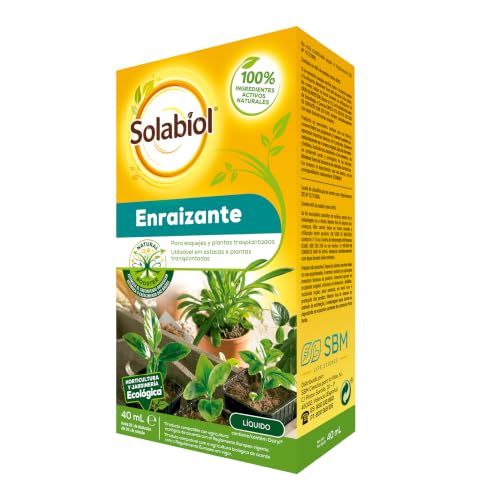 Solabiol Enraizante líquido, 100% orgánico para esquejes y plantas trasplantadas, Amarillo