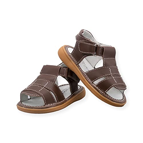 Image of Wee Squeak Toddler Squeaky Sandals with Removable Squeaker in Fun Styles & Colors for Boys and Girls