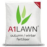 A1 Lawn Ultimate Autumn Winter Lawn Fertiliser, 10kg (280m2) - [6-5-10] Potassium Rich Feed with Nitrogen & Phosphorous - DEFRA, FERA & SASA Approved - Encourage Growth of Roots & Strong Grass