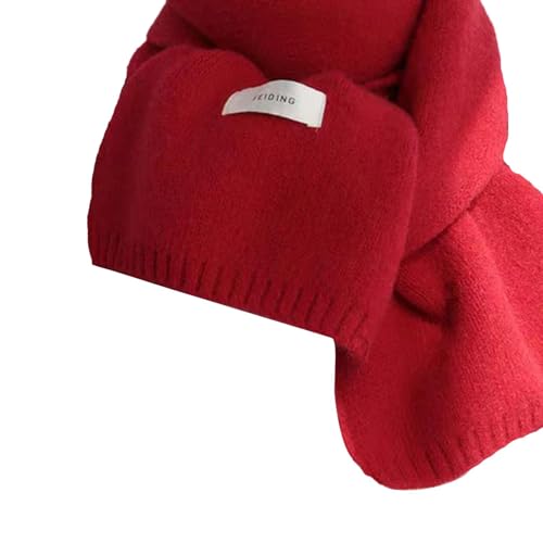 Bufanda tejida suave para proteger el cuello en paseos de invierno 2