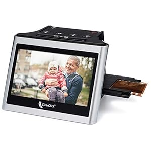 ClearClick Virtuoso 2.0 (Second Generation) 22MP Film & Slide Scanner with Large 5″ LCD Screen – Convert 35mm, 110, 126 Slides and Negatives to Digital Photos